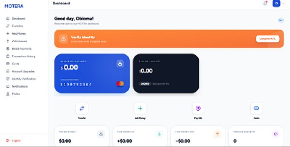 Motera - Open Source Digital Banking Platform